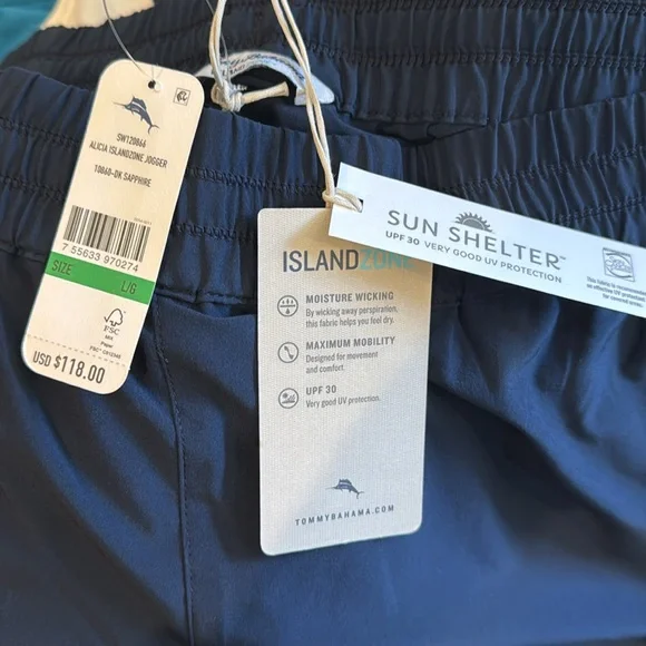 Tommy Bahama Navy Joggers - Picture 3 of 5